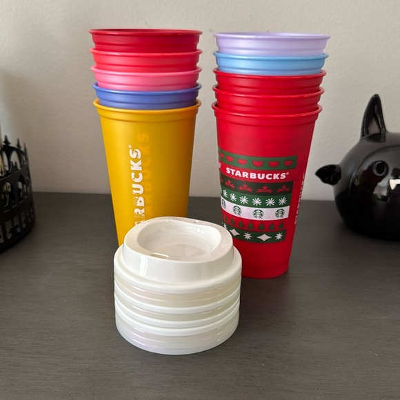 Starbucks Refillable Cups and Lids - Picture 1 of 1